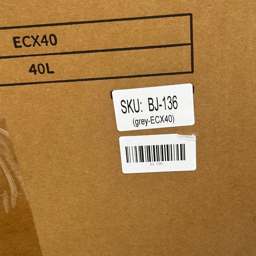 ポータブル冷蔵庫 40L グレー 新品未開封 車載冷蔵庫 アウトドア キャンプ