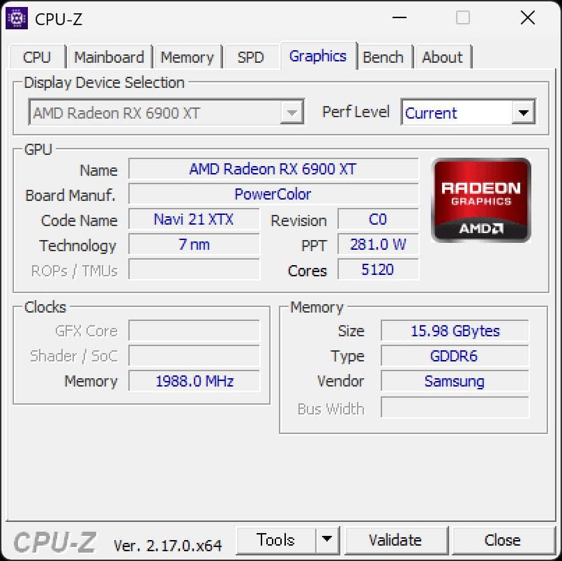 グラフィックボード・グラボ・ビデオカード PowerColor RED DEVIL RADEON RX6900XT