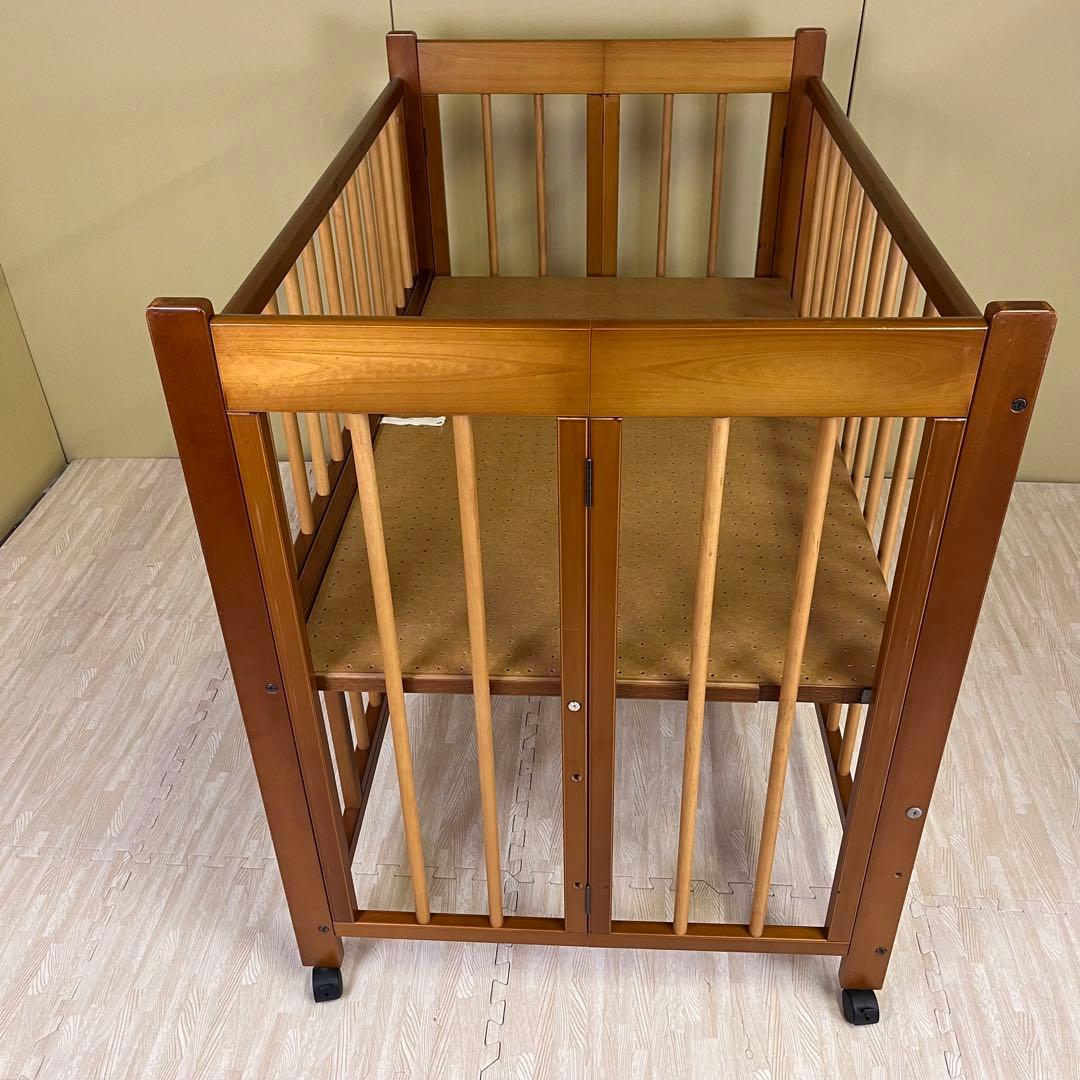 除菌清掃済　日本製　スリーピー　折畳　ワンタッチハイベッド　チェルシー　ブラウン