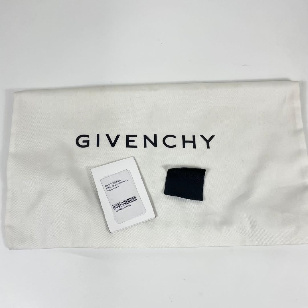 GIVENCHY アンティゴナ ミニ レザー 2WAY ショルダーバッグ 黒