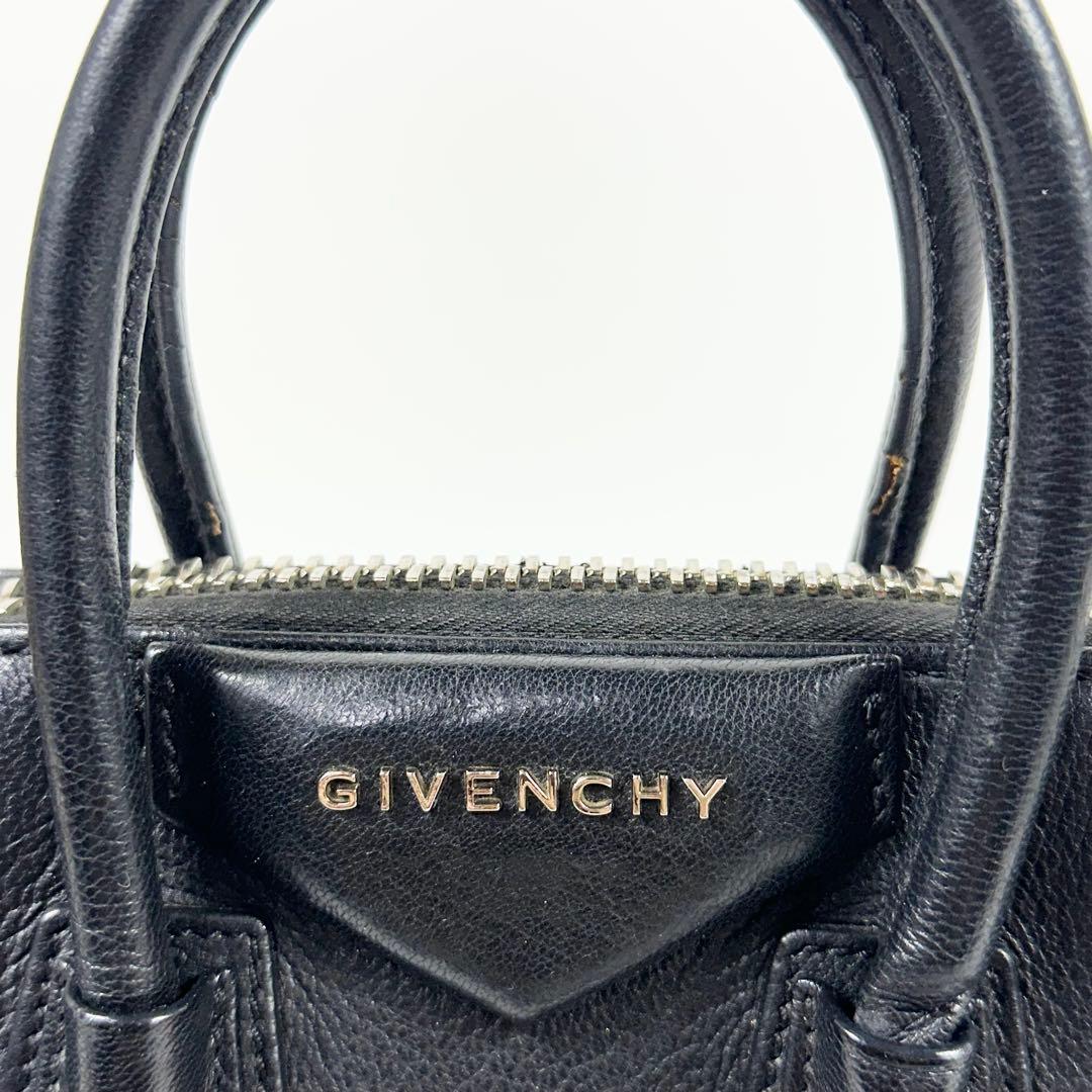 GIVENCHY アンティゴナ ミニ レザー 2WAY ショルダーバッグ 黒