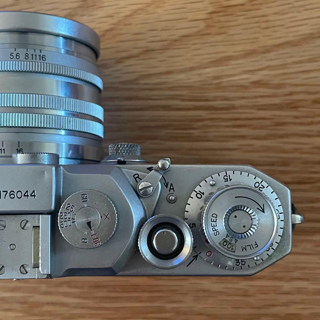 Canon II S改＋50mm F1.8 銀鏡胴 整備済