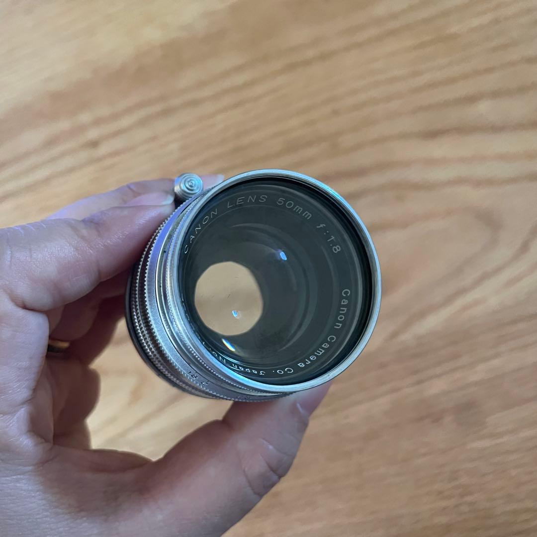 Canon II S改＋50mm F1.8 銀鏡胴 整備済