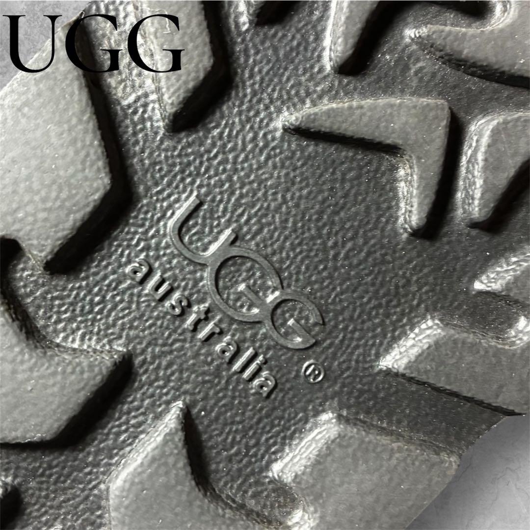 美品 UGG アグ PATTEN パッテン ムートンブーツ ワークブーツ