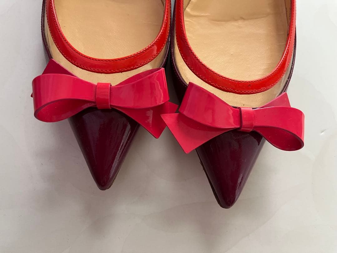 Christian Louboutin リボンパンプス