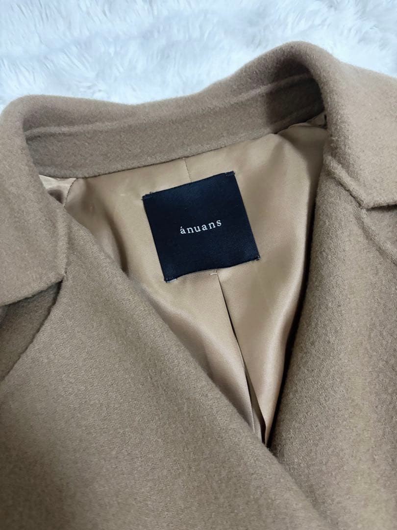 anuans リバーウールミドルトレンチコート⋈﻿