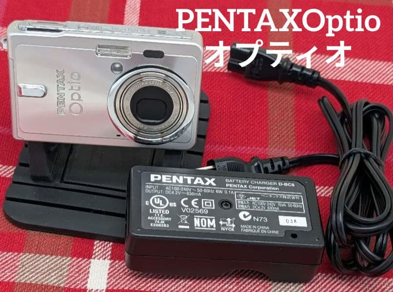 週末特価●美品PENTAX Optio S6 デジタルカメラ本体、充電器 可動品
