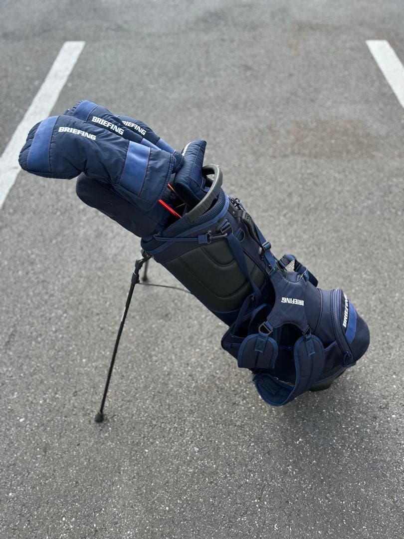 BRIEFING ネイビー キャディバッグ