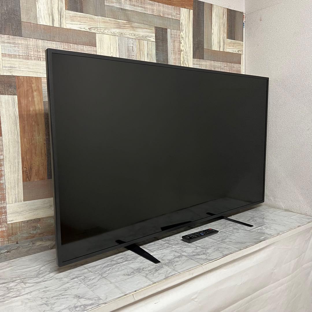 即日受渡❣️全国送料込SHARP55型4K液晶モニター、スピーカー搭載 リモコン付