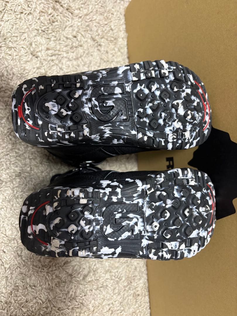 17.5cm Burton 子ども用スノーボードブーツ ブラック