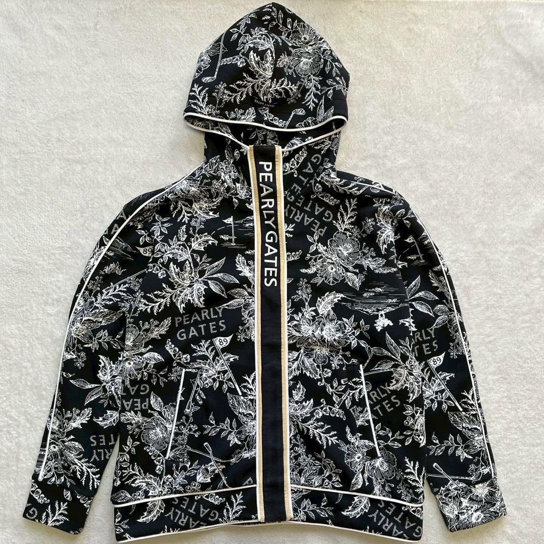 パーリーゲイツ 　近年モデル　花柄　パーカー　ジャケット