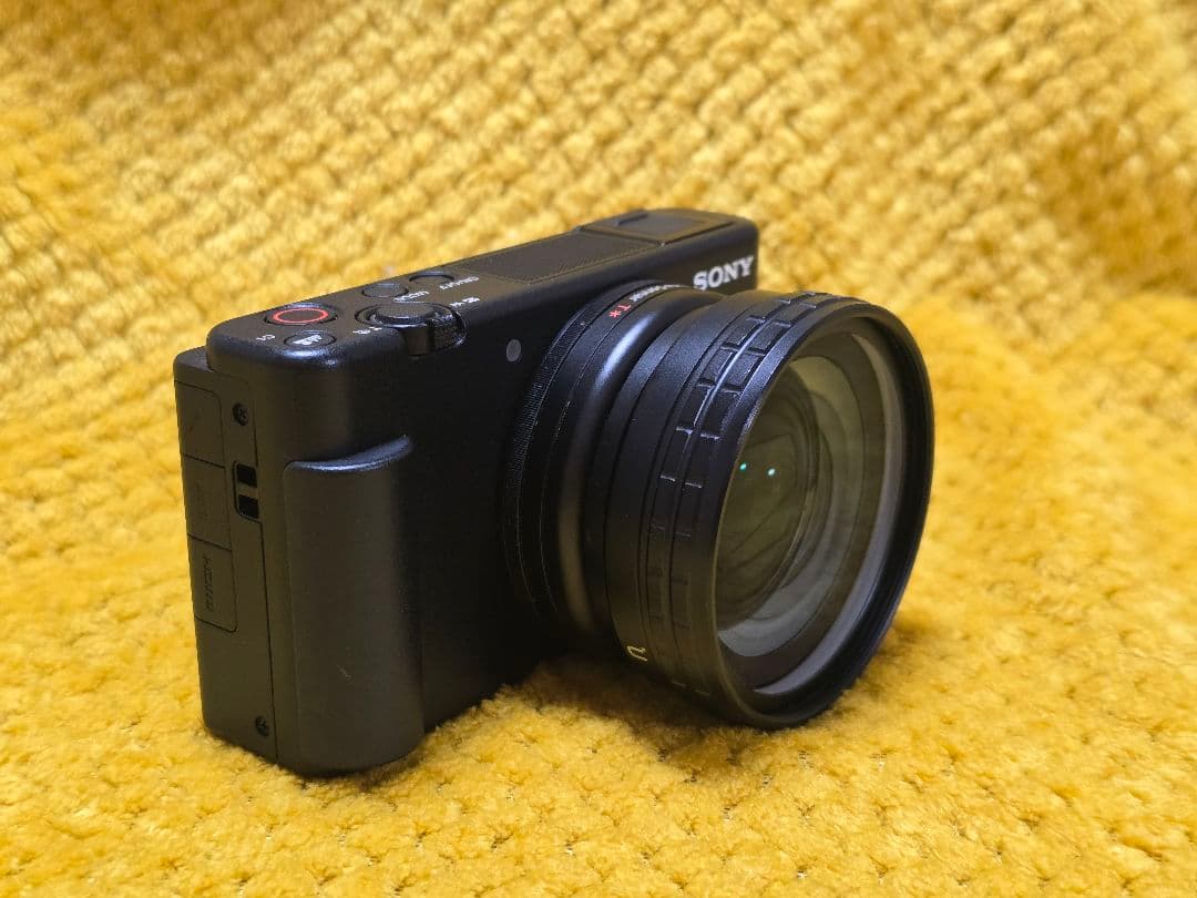 SONY ZV-1　広角レンズ、予備バッテリー付き