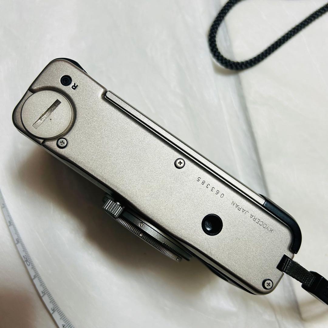 CONTAX T VS コンパクトカメラ　フイルムカメラ　京セラ　美品　ケース付