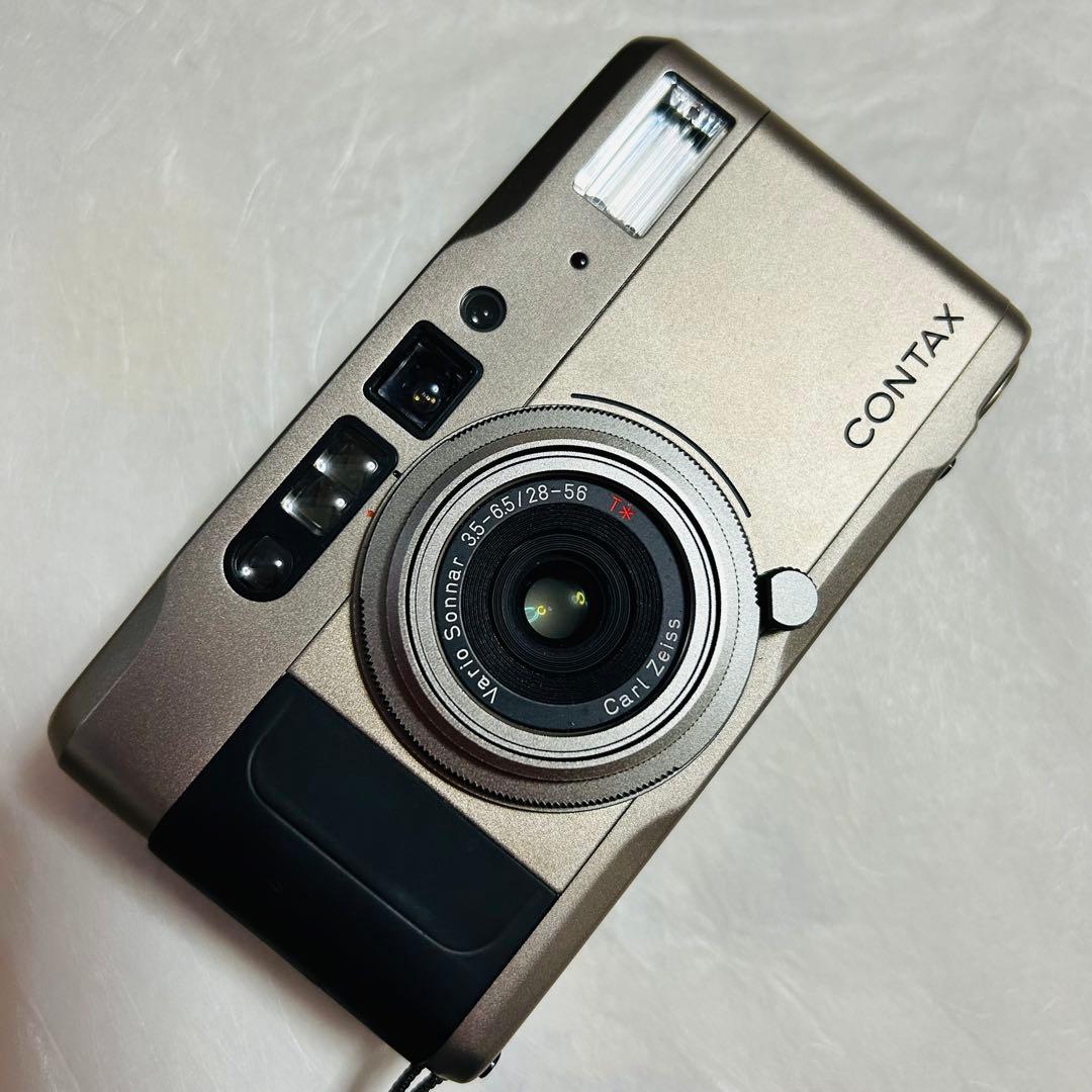 CONTAX T VS コンパクトカメラ　フイルムカメラ　京セラ　美品　ケース付