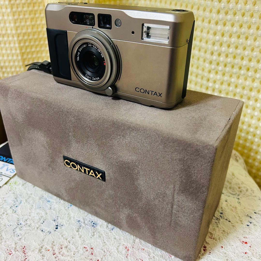 CONTAX T VS コンパクトカメラ　フイルムカメラ　京セラ　美品　ケース付