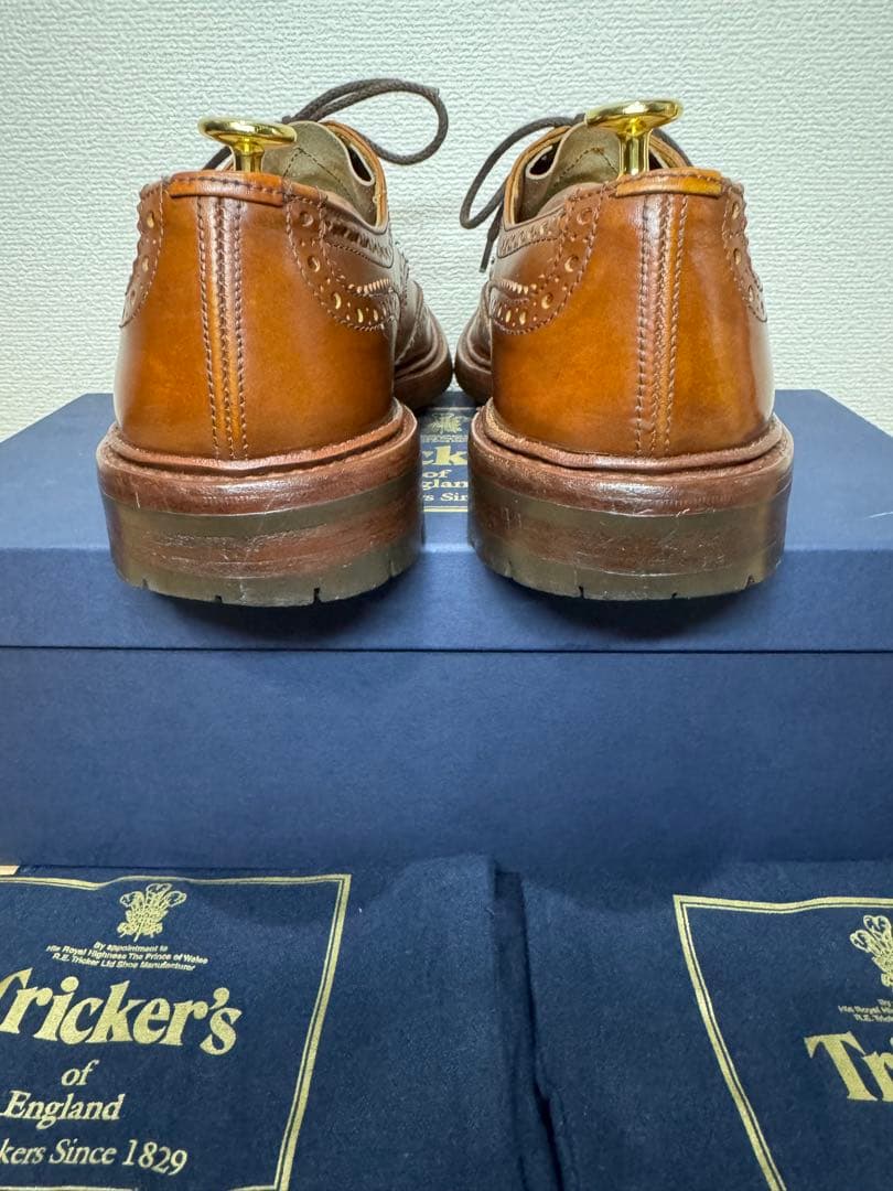 定価11万円トリッカーズバートンマロンUK8フィッティング5