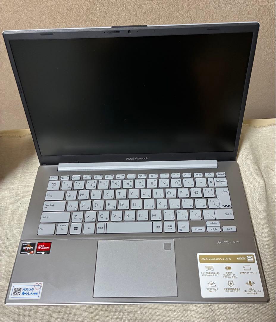 ASUS Vivobook シルバー AMD Ryzen 14型