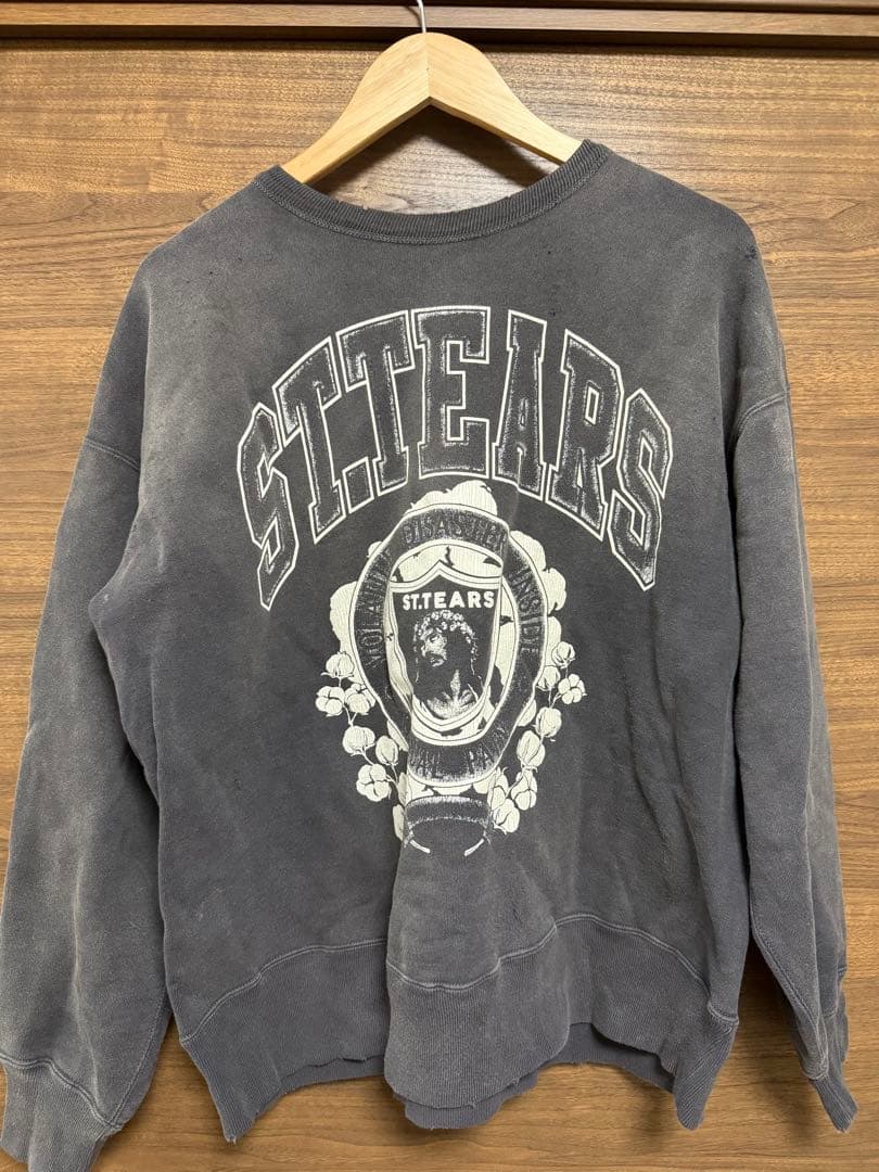 SAINT TEARS グレー スウェット L