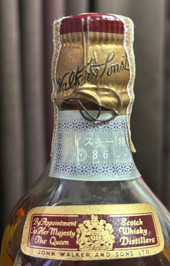 ジョニーウォーカー レッドラベル 特級ティンキャップ 760ml レア古酒