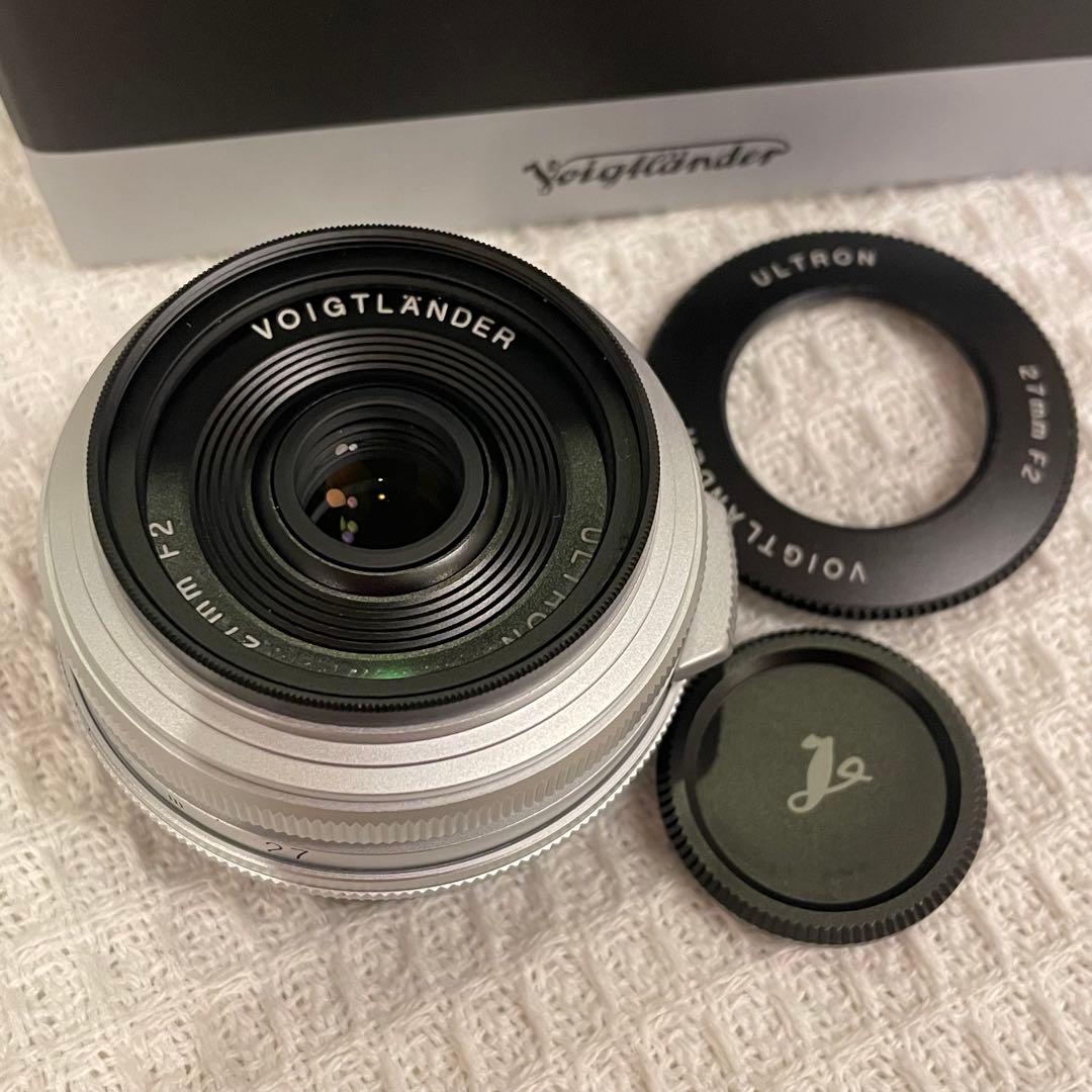 コシナ フォクトレンダー ULTRON 27mm F2 Xマウント シルバー