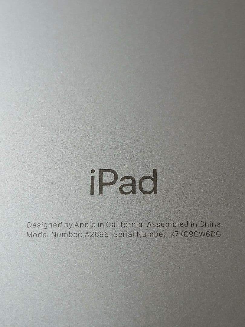 未使用 iPad 第10世代 バッテリー100%