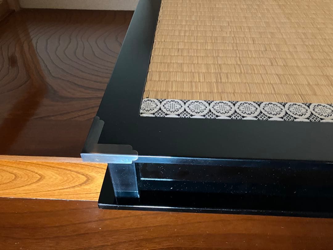 ひな祭り用飾り台 木製 黒色