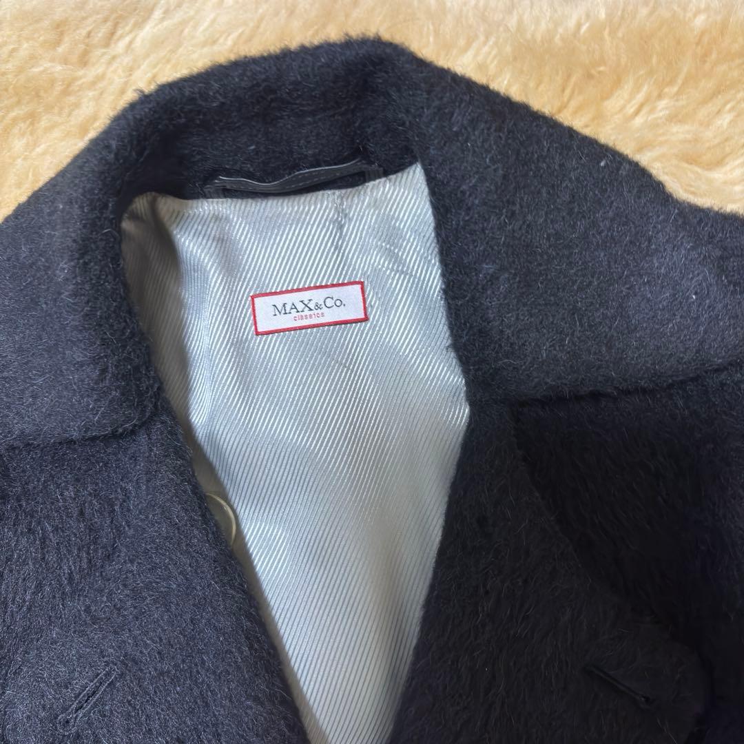 マックスマーラ　超美品　アルパカウールコート ダブルブレスト　38