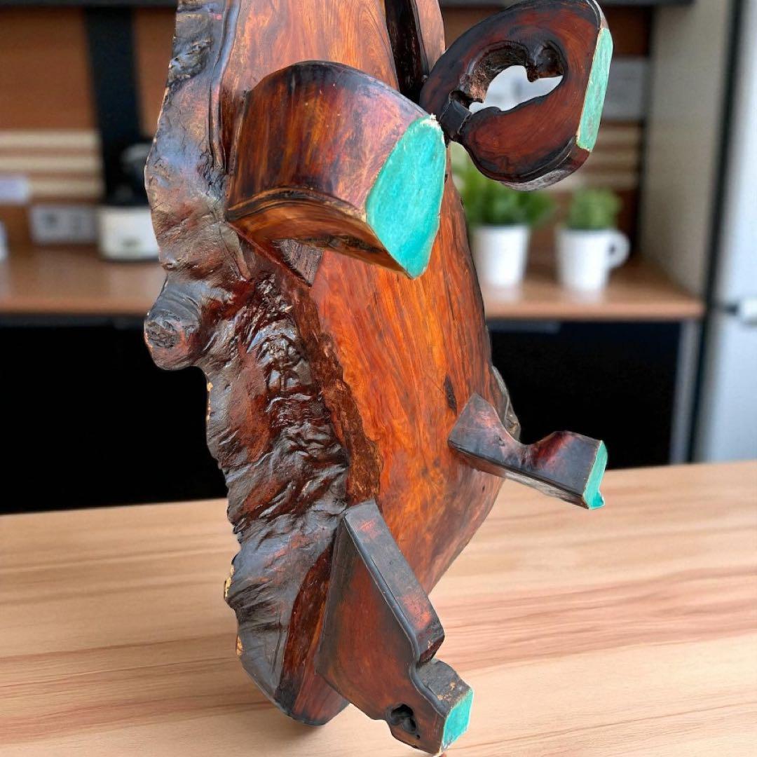 一点物❣️送料無料✨天然木 無垢 一枚板 座卓 アート家具 128cm 和モダン