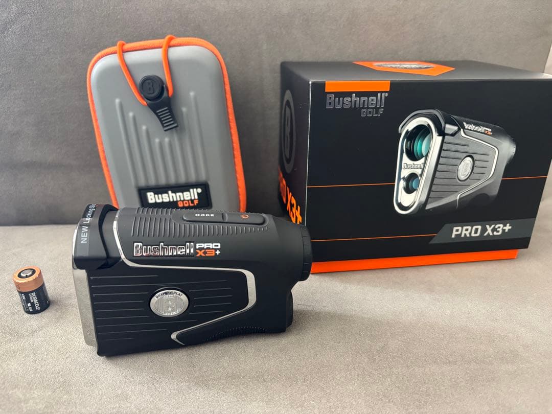 【新品未使用】Bushnell Pro X3+ ゴルフ用レーザー距離計 付属品付
