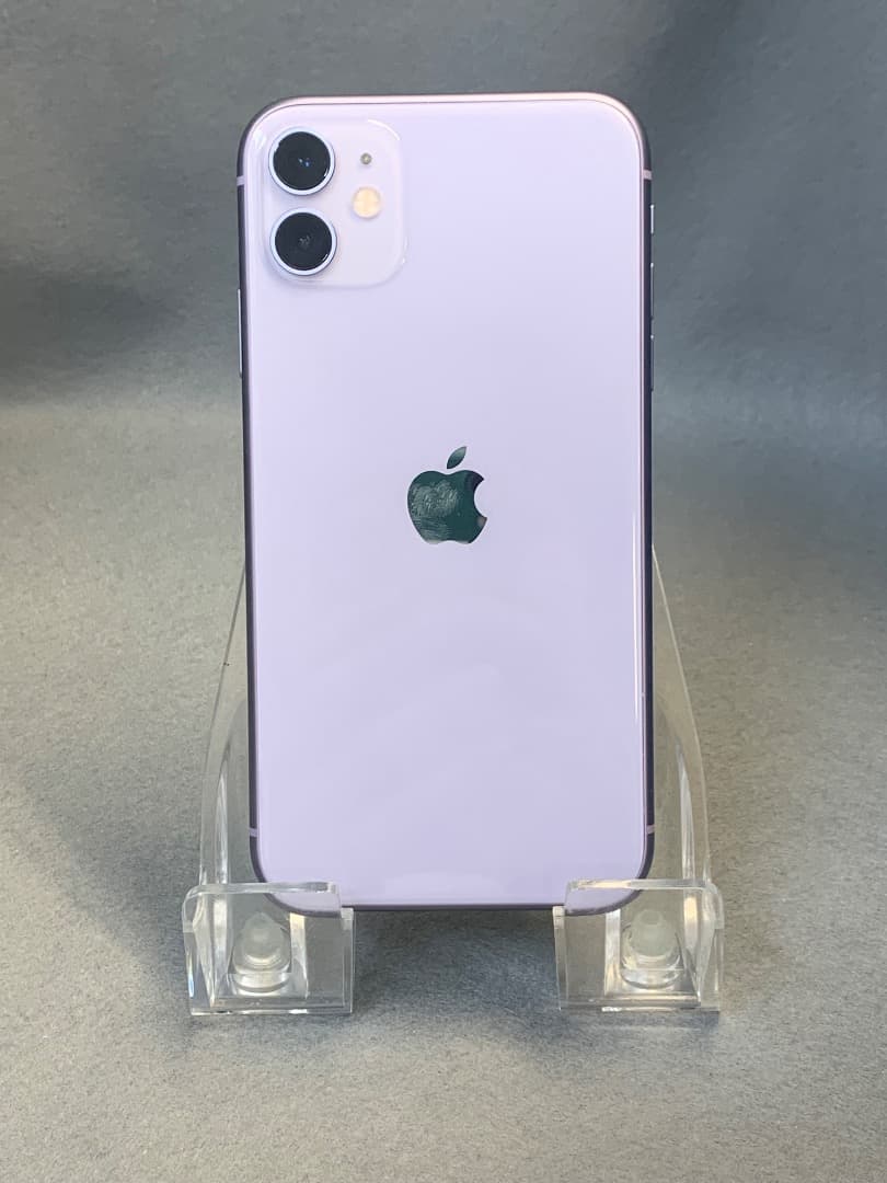 美品　国内版　SIMフリー　iPhone11 128GB パープル色