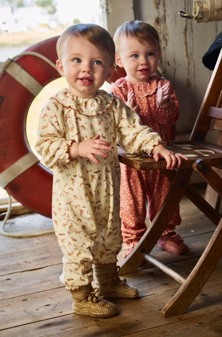 A*＊様 Misha&puff サーカス柄ロンパース 9～12m