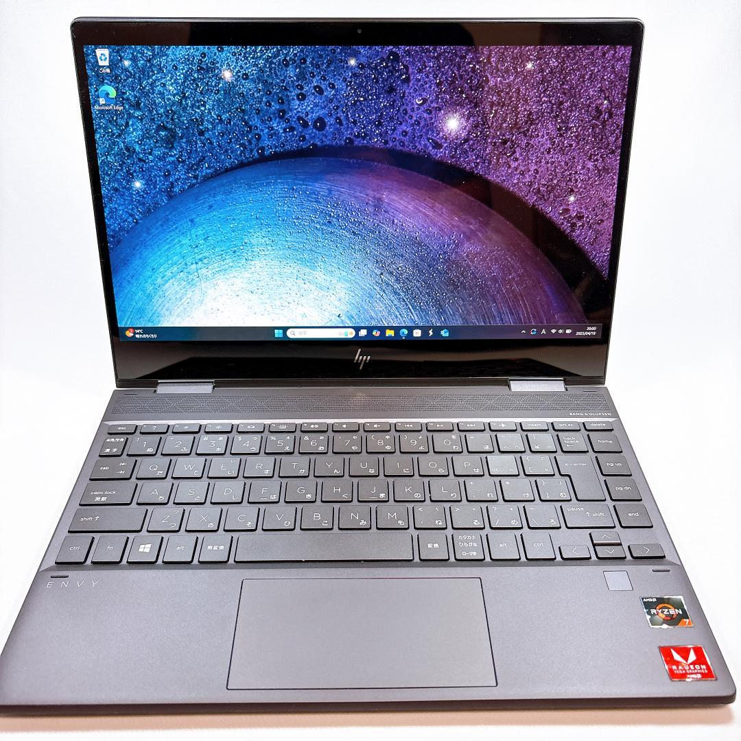 【バッテリー100％】hp Envy x360 2in1 タッチ高級機 _722