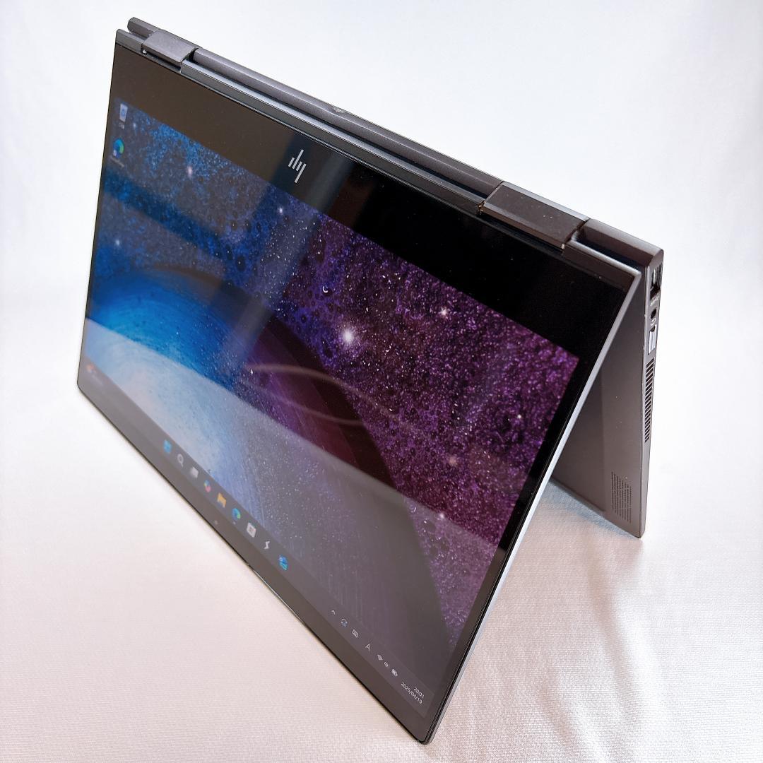 【バッテリー100％】hp Envy x360 2in1 タッチ高級機 _722