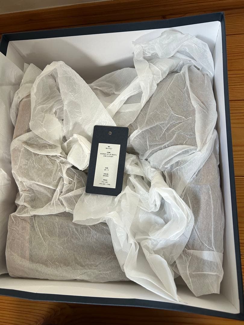 靴 nonnative23AW WORKER ZIP UP BOOTS 7.5