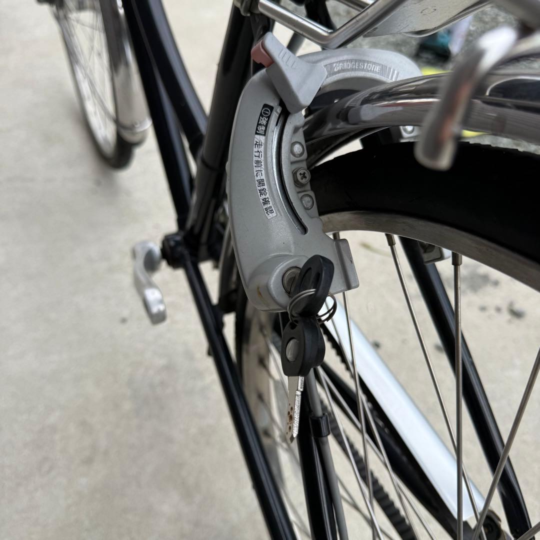 HOBSFACT子供用自転車 22インチ　ブラック　6段変速　116cm〜