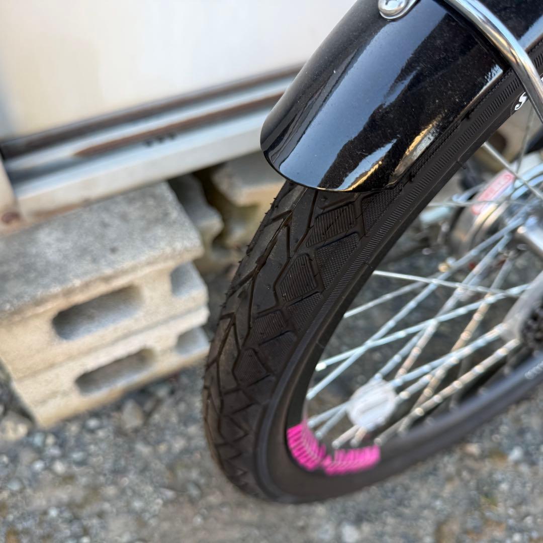 HOBSFACT子供用自転車 22インチ　ブラック　6段変速　116cm〜