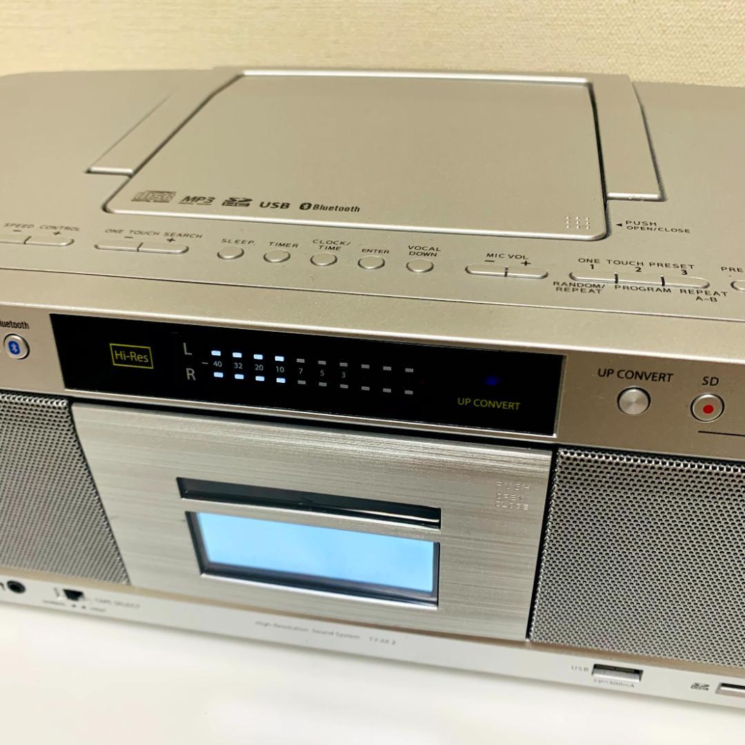 TOSHIBA　Aurex　TY-AK2　CDラジカセ　ハイレゾ　東芝