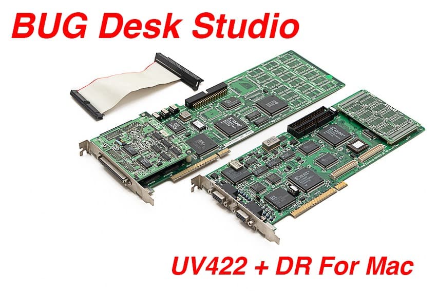BUG Desk Studio UV422 + DR For Mac 放送用機材
