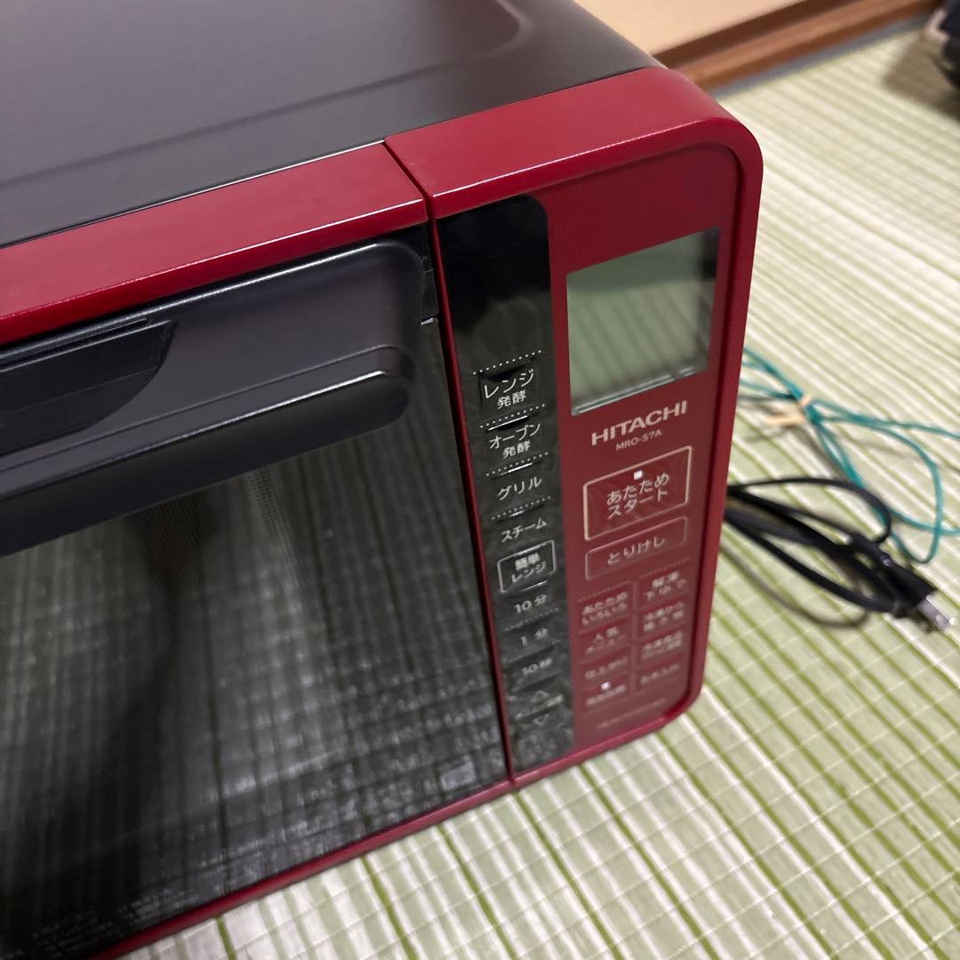 日立 過熱水蒸気オーブンレンジ ヘルシーシェフ MRO-S7A R レッド　料理