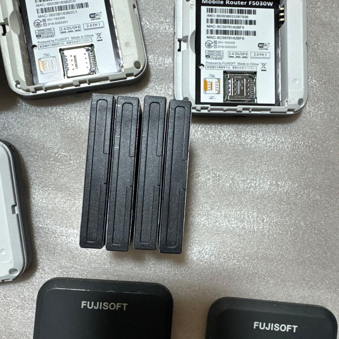FUJISOFT FS030W モバイルルーター4個セット