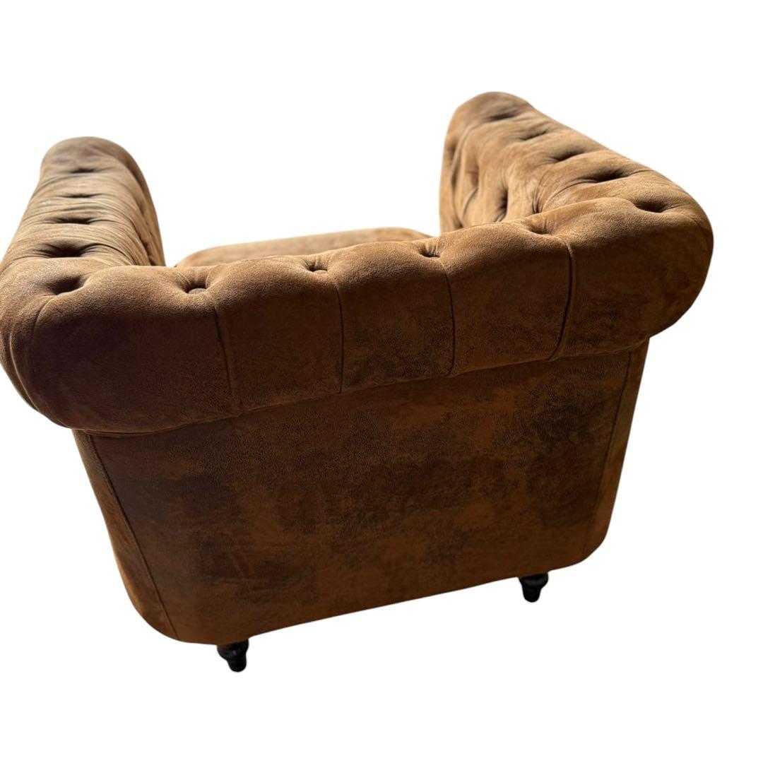 HR641 VINCENT コンパクトチェスターフィールド シングルソファ