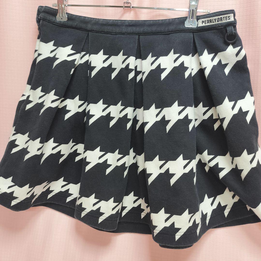 パーリーゲイツ セットアップ ゴルフウエア 総柄 スウェット スカート 上下