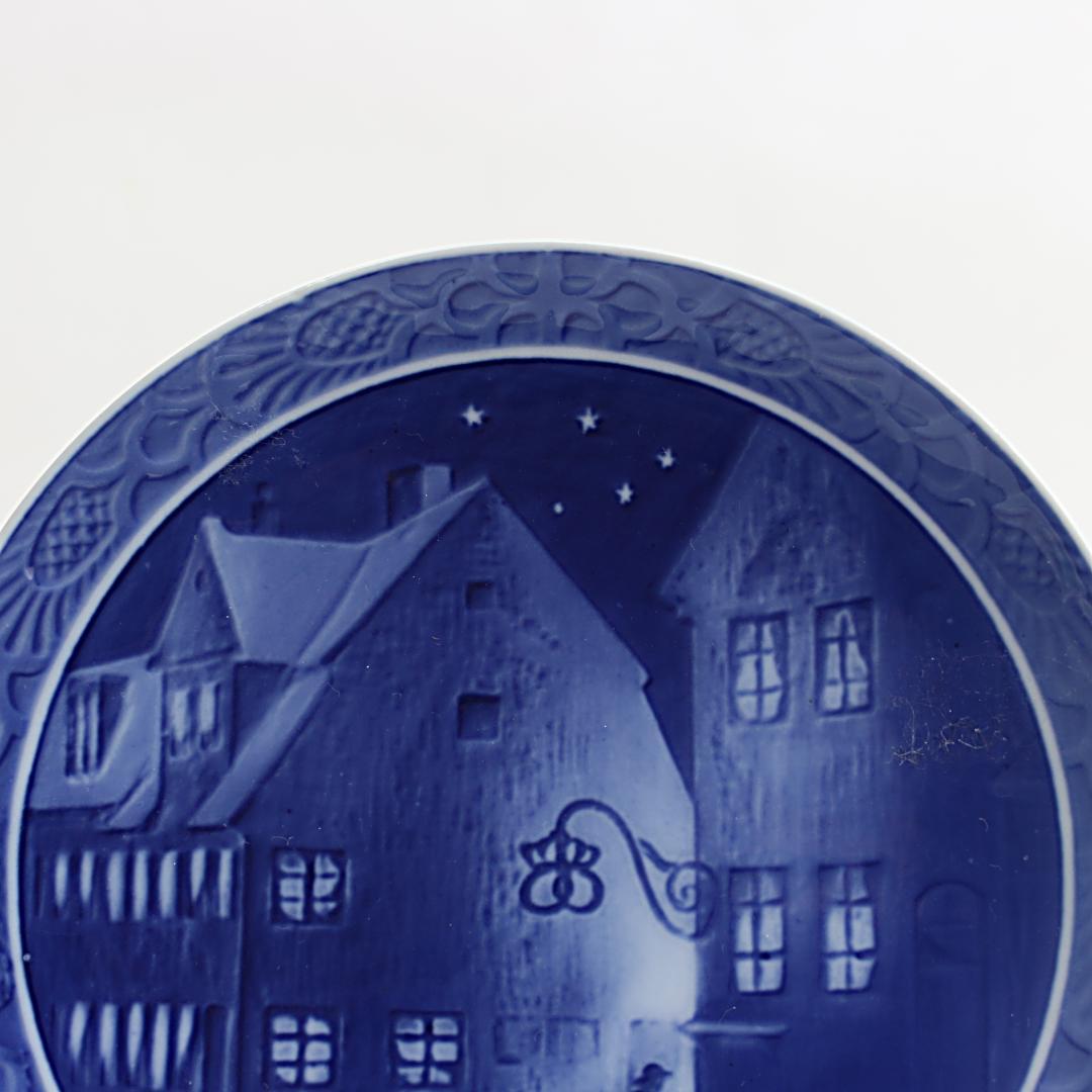 1925年「クリスチャンハウンの古い家々」イヤープレート ロイヤルコペンハーゲン