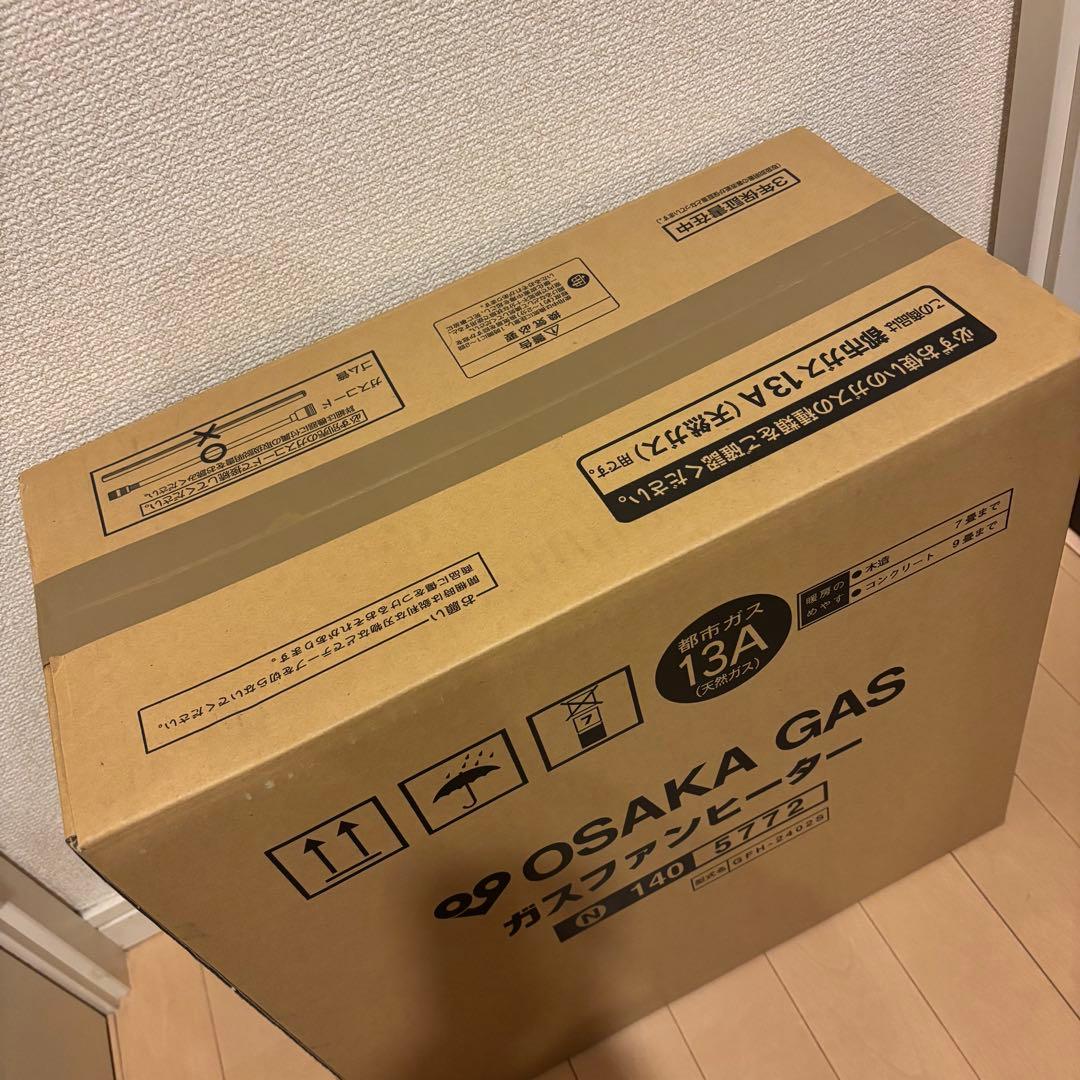 未使用 OSAKA GAS ガスファンヒーター N 140 5772 都市ガス
