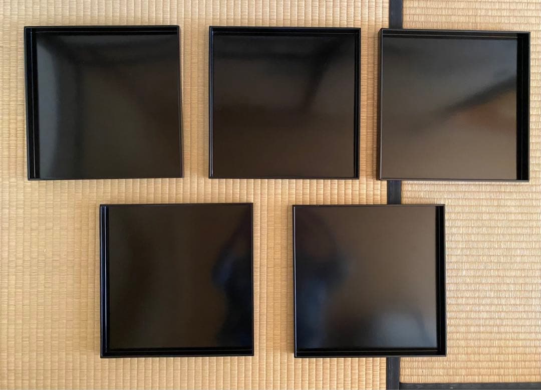 茶道具　懐石道具　漆塗