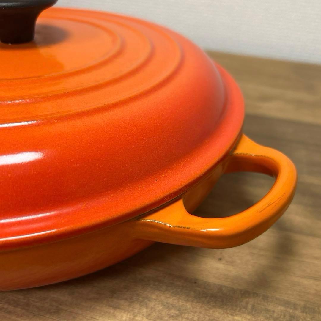ル・クルーゼ（Le Creuset）ビュッフェ・キャセロール 22cm オレンジ