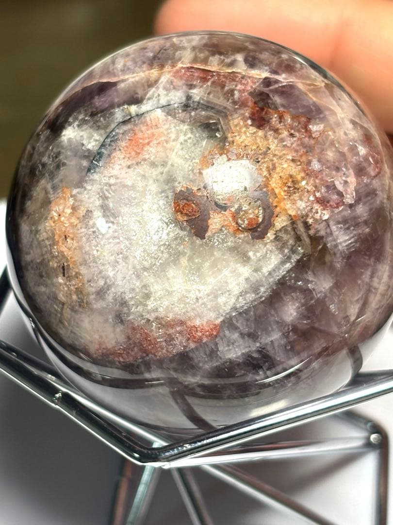 オーラライト23 スフィア47.0㎜　（新品未使用）レッド高品質　シラーあり