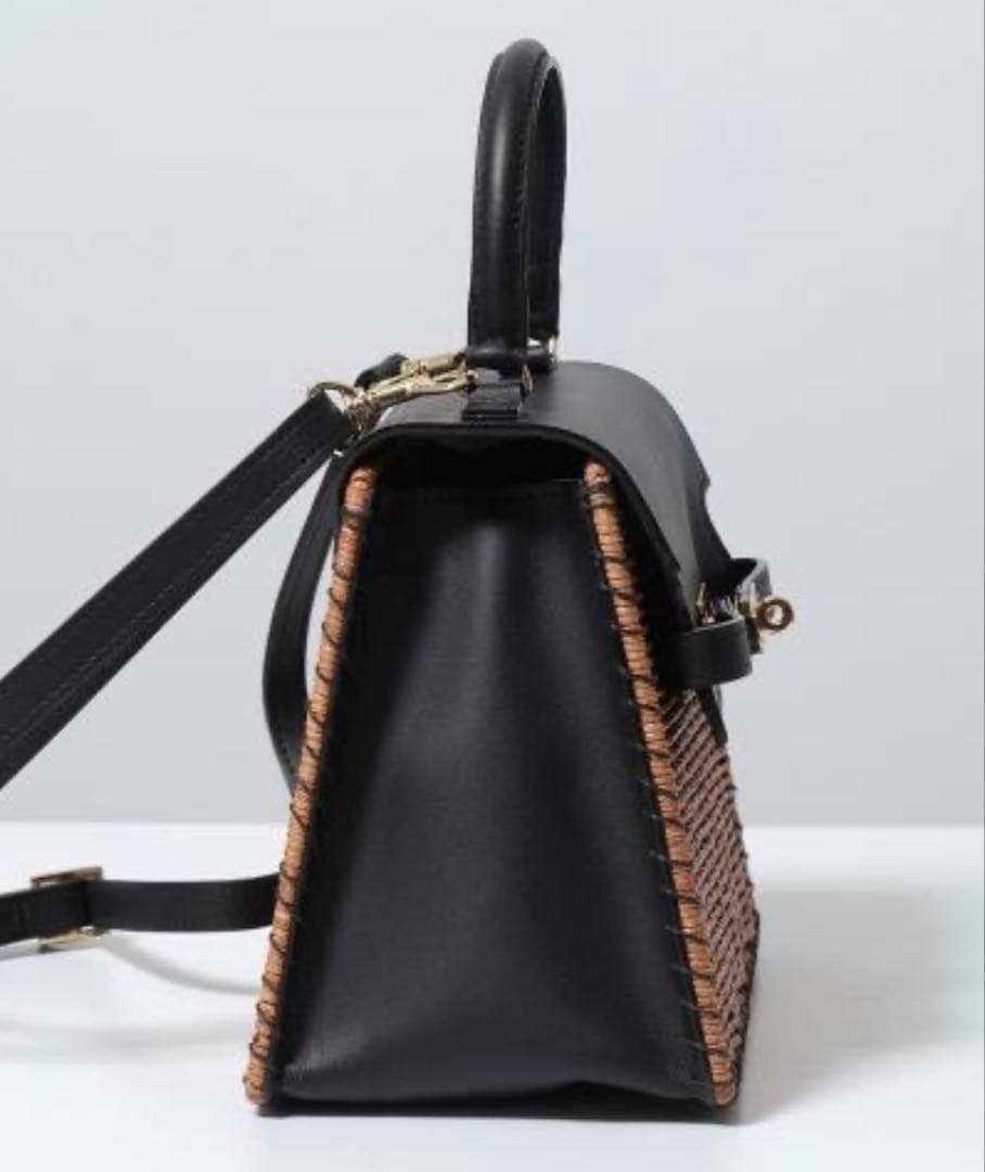 The Bagmati バグマティ 2way かごバッグ　ショルダー　レザー