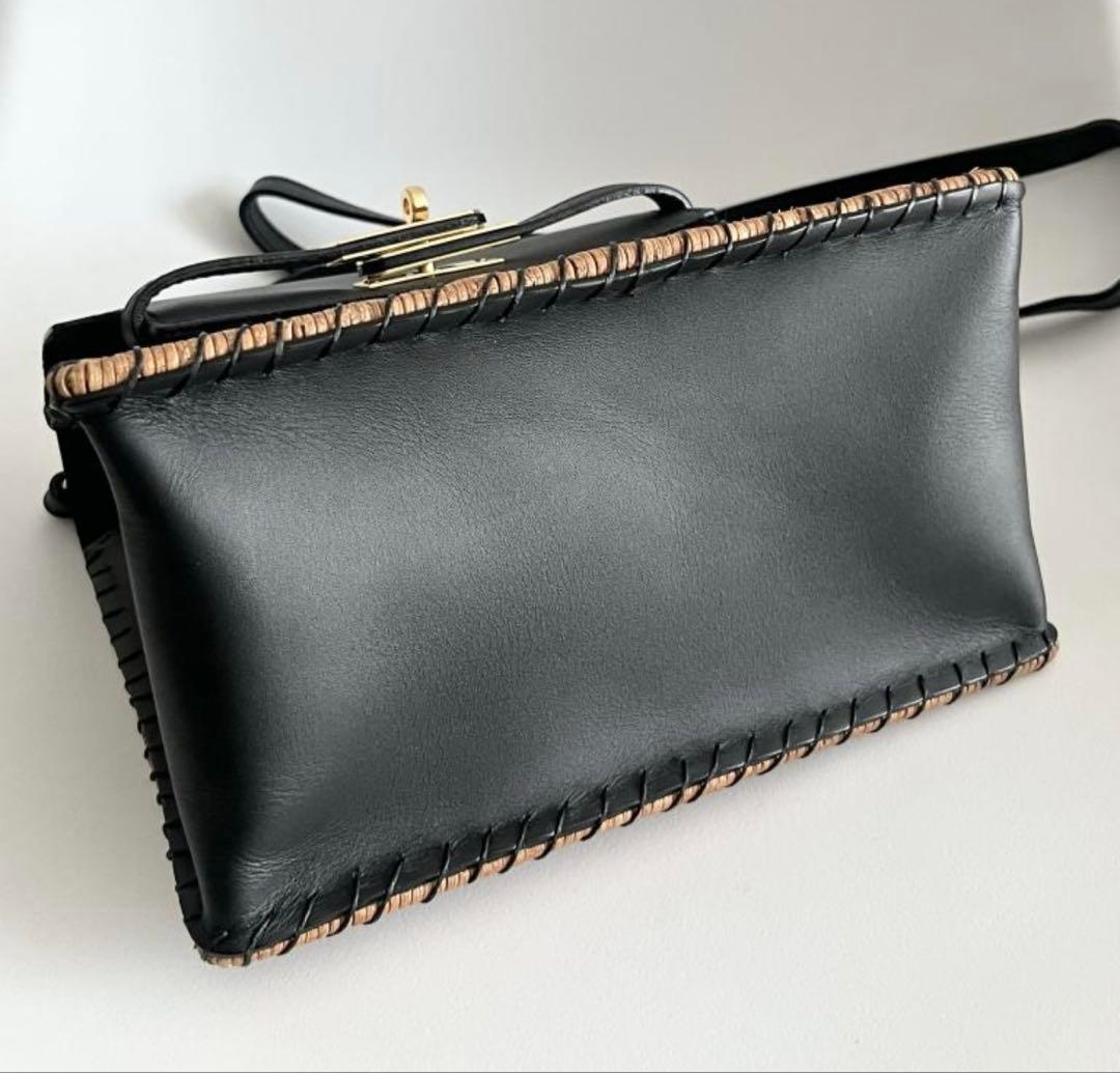 The Bagmati バグマティ 2way かごバッグ　ショルダー　レザー