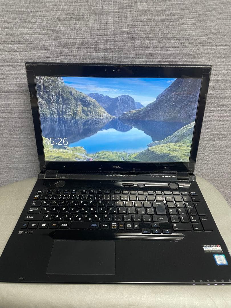 NEC 15.6インチ ブラックノートPC 本体